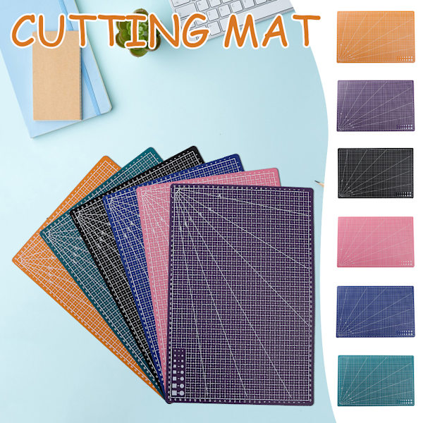 A3 Cutting Carving Pad för Craft Skärmatta i hög exakt skala för scrapbooking Black