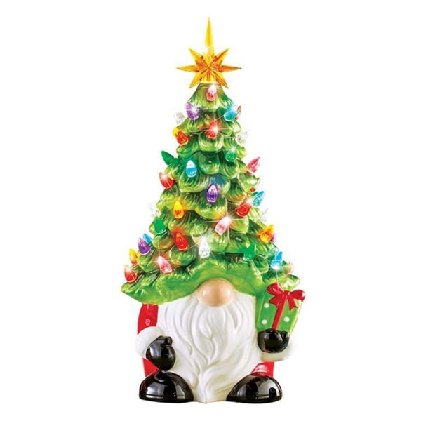Lysande söt julgran dvärg prydnader modefestival festdekoration för hemrum butik Christmas Tree