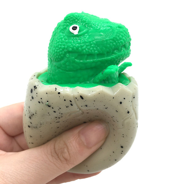 Gränsöverskridande TikTok Dekompressionsventil Dinosaur Egg Squeeze Cup Dinosaur Cup TPR Mjukt lim Nyp Musik Squeeze Toy Squeeze Dinosaur Eggs