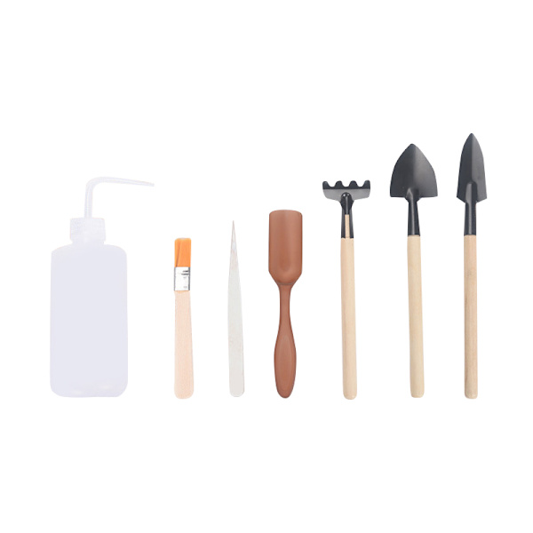 16/12/7 st Mini trädgårdshandverktygsset Suckulentväxter Plantering Bonsaiverktyg 7pcs Set