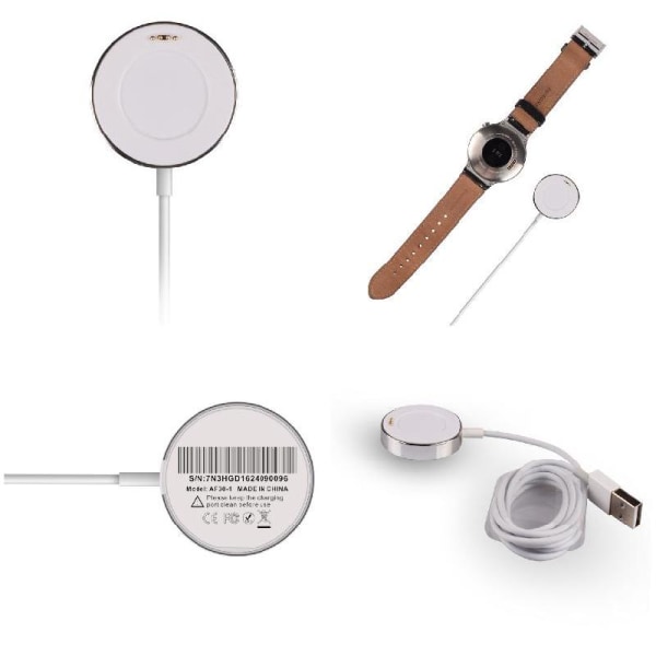 Smart Watch -laddare USB laddningskabel för Huawei Watch 1 White