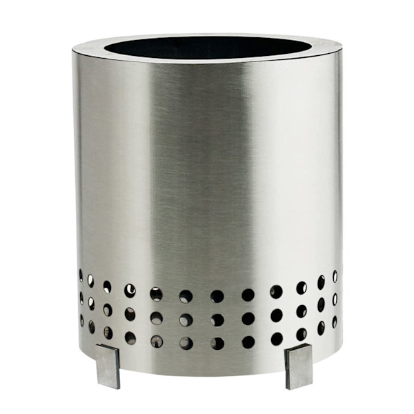 Mini bordsskiva Fire Pit spis Lätt att använda Grillar Tillbehör Lätt att använda Grillar Tillbehör Silver