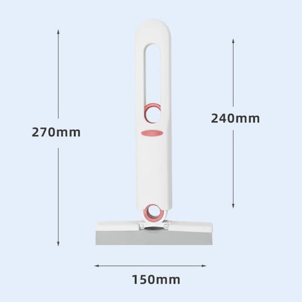 Vikbar minimopp Bärbar superabsorberande bordsmopp Flexibel handtvättfri svampmopp B