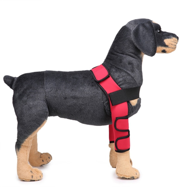 Hundbensskydd för framben, kompressionsbandage, ger extra stöd för hasleden, justerbar, hundvård Red A S