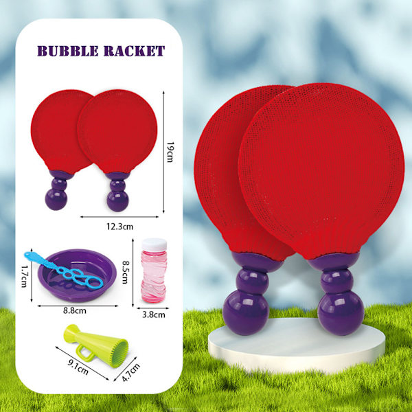 Bubbles Ball Racket Leksaker Förälder-barn Interaktiv Bubbles Ball Bat För Parker B