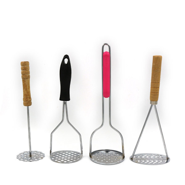 Manuell potatispress Kökspryl Potatis sötpotatisstöt Lämplig för hushållsredskap Potatoes With Black Handle