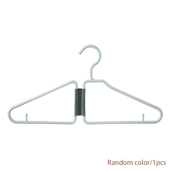 Bärbara Vikbara Klädhängare Platsbesparande Ultralätta Klädtorkställ För Hemma Resor Random Color 1pc