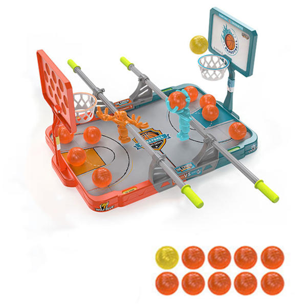 Barnens skrivbordsfingertopp basketleksak förälder-barn interaktivt 2 spelare mini skytte spel festgåva leksak C