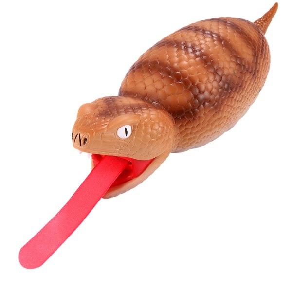 Fats Snake Squeeze Out Long Tungue Toy With Sounds Lätt avkopplande leksak Barn Pojke Flicka Party Favoritleksaker Yellow