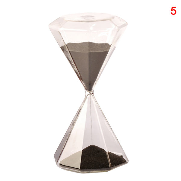Timglas Sand Timer Sand Klocka Timers för rum Kök Office Decor Time Management Tool 5