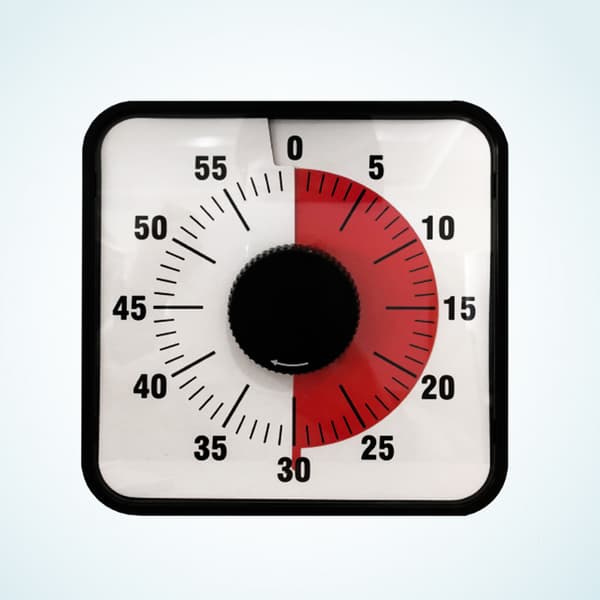 Visual Timer 60 Minuter Timing Set Back Ben Stativ Nedräkningstimer