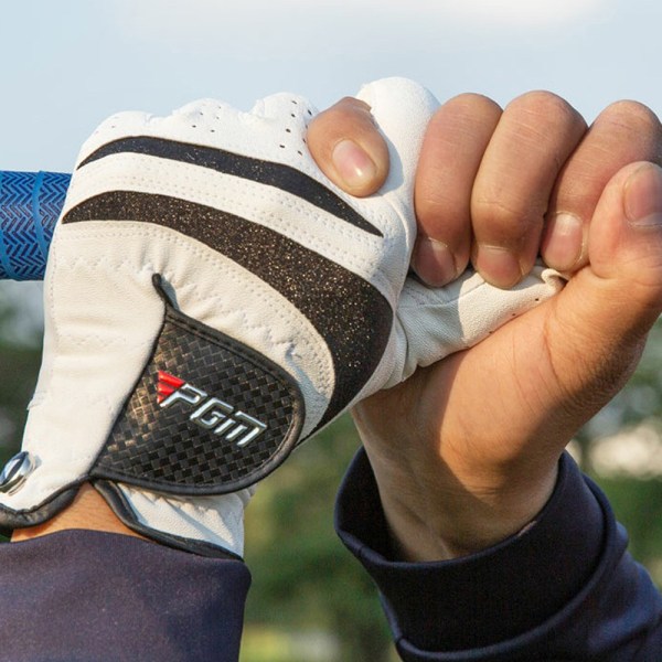 Golfhandskar för män med avtagbara kulmärken Halkfria Slitstarka lätta handskar för män manlig användning 26 Yards ST022 Left
