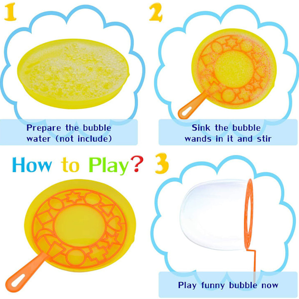 Plast Bubble Maker Set Bubble Party gynnar presenter Outdoor Garden Bubble Toys 15 in 1