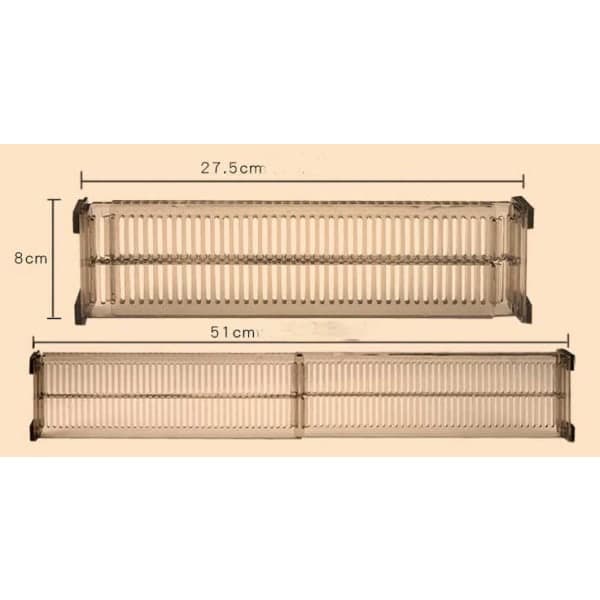 IC 4 stk skuffeskiller, 51-27,5 cm sammenleggbar arrangør