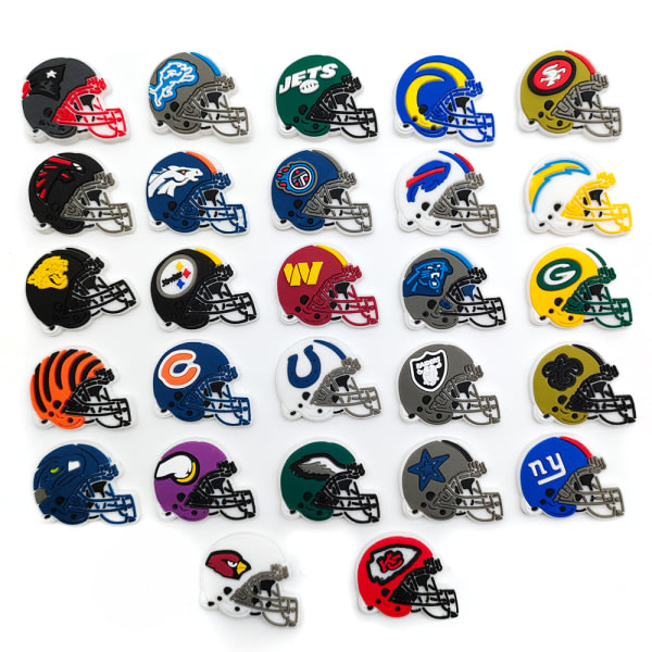 NFL unisex-vuxen NFL Team Logotyp 27 pakkauksen housut puukenkä-kenkiin käsivarsinauha