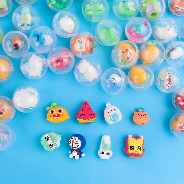 IC 5st Mini Gashapon Figurer 5st Djur tecknade dockor Gacha Kepsar