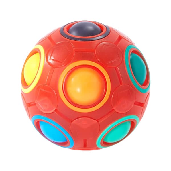 IC Magic Rainbow Puzzle Ball, Fidget Ball Puslespill Kul stress stil 3