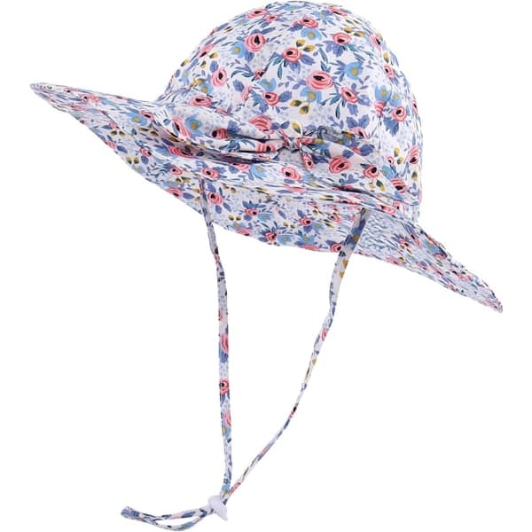 IC Søde Tegnede/Blomstrede Solhatte til Baby/Drenge Justerbar Solbeskyttelseshat med Bred Skygge