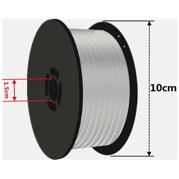 Kaasu-vapaa jauhetäytelanka MIG-MAG-hitsaukseen, Ø:0,8 mm (1 kg)