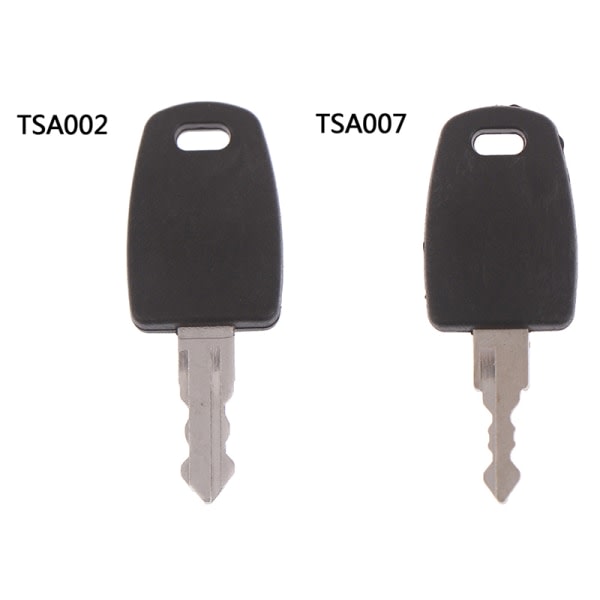 IC Multifunktionel TSA002 007 nøgleväska for bagage resväska tullen Sort TSA007
