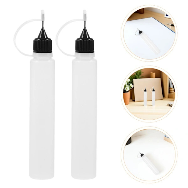 15 st nålspetslimpressflaska - 30 ml precisionsspetsapplikatorflaskor 1x 1x