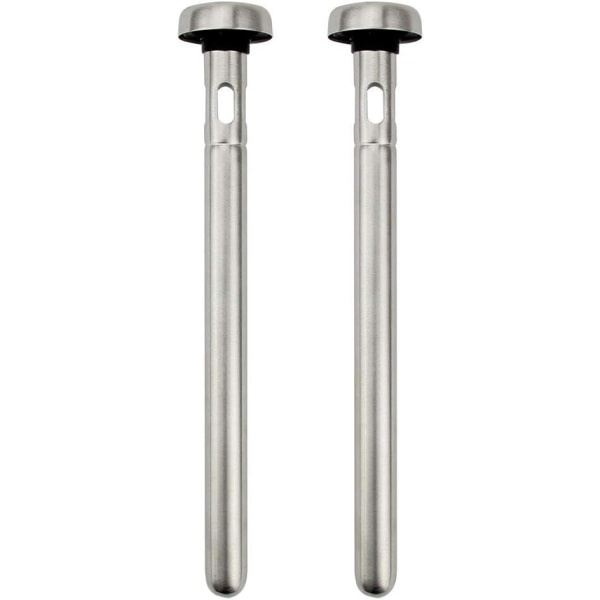 2-pack ölkylare i rostfritt stål, ölpinnar, dryckeskylare, frys vinflaska kylpinnar