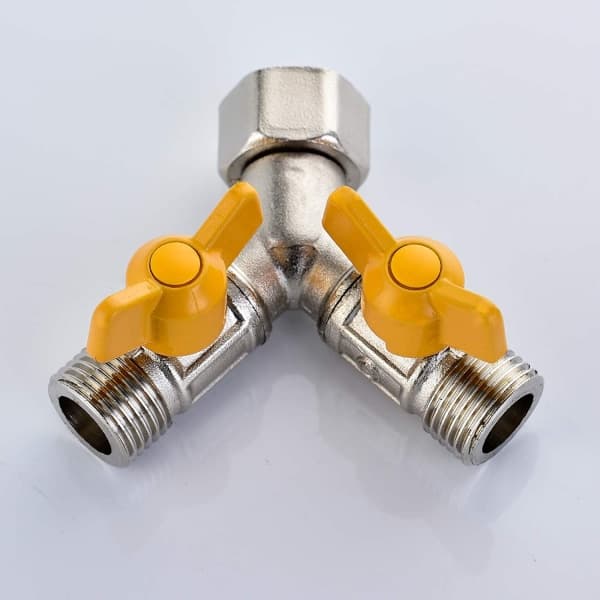 IC Bytteventil G1/2Y Passer for 3-veis dusjventil adapter i messing