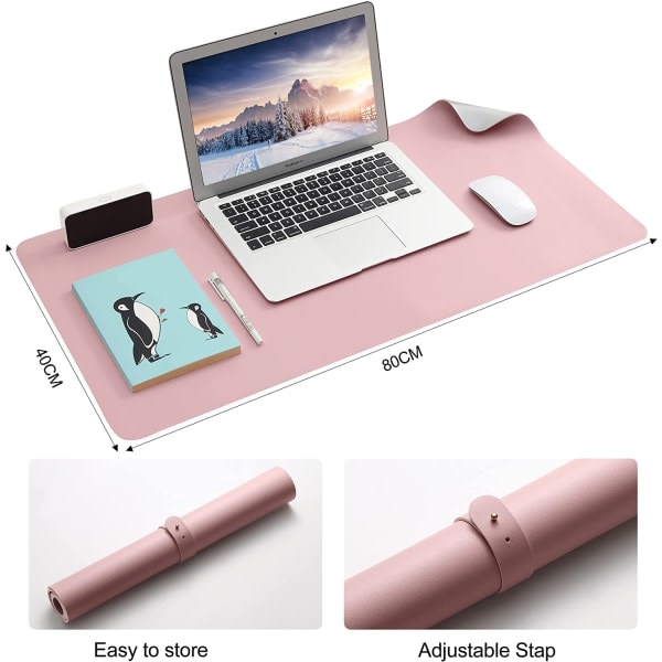 IC NOE Multifunksjonelt kontormatte 80x40cm Rosa