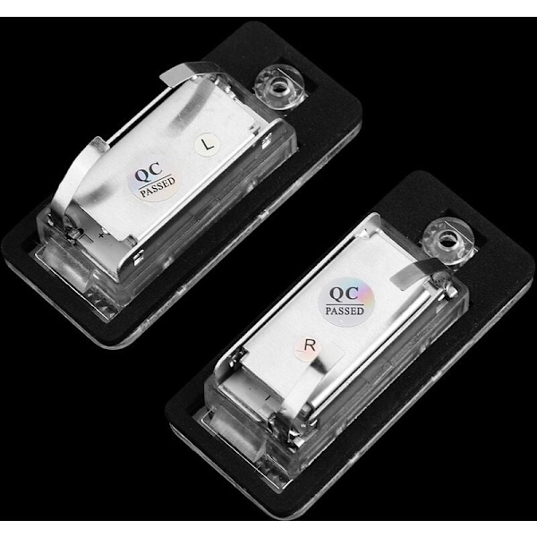 2st Bil LED Nummer Hop-Lpl0114 Skylt Lampa Glödlampa Kit För Audi A3 S3 A4 S4 B6 B7 A6 C6 S6, DEBUNS