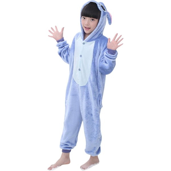 Børne/Unisex Fancy Dress Dyrekostume Onesie Pyjamas Jumpsuit Cosplay Kigurumi Jul Halloween Fancy Dress Stitching 140