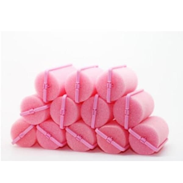 IC 12 kpl/pussi Magic Sponge Foam Cushion Hårtyylisäätörullat Curler