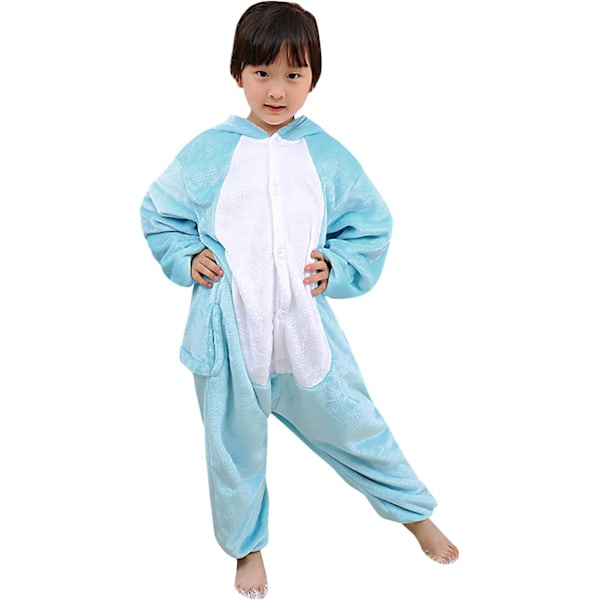 Barn/Unisex Fancy Dress Djurdräkt Onesie Pyjamas Jumpsuit Cosplay Kigurumi Jul Halloween Maskerad Elephant 100