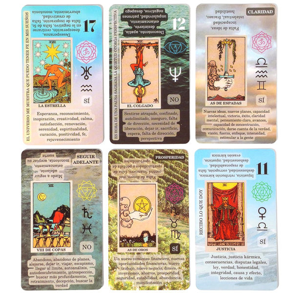 IC Engelsk versjon Tarot Oracle Cards Deck Present Tarot Deck Bord