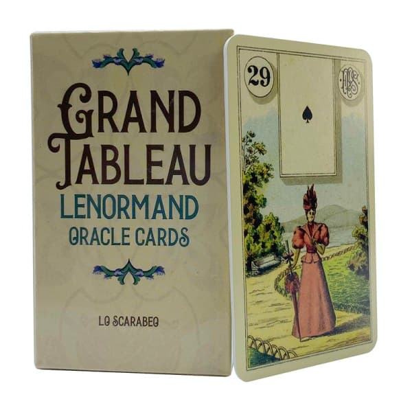 IC Grand Tableau Lenormand Oracle-kortit Tarot Perhejuhlapeli G