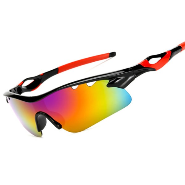 IC Solglasögon Solglasögon Night Vision -lasit Sportglasögon Hipster Cykling Explosionssäkra glasögon Röda A