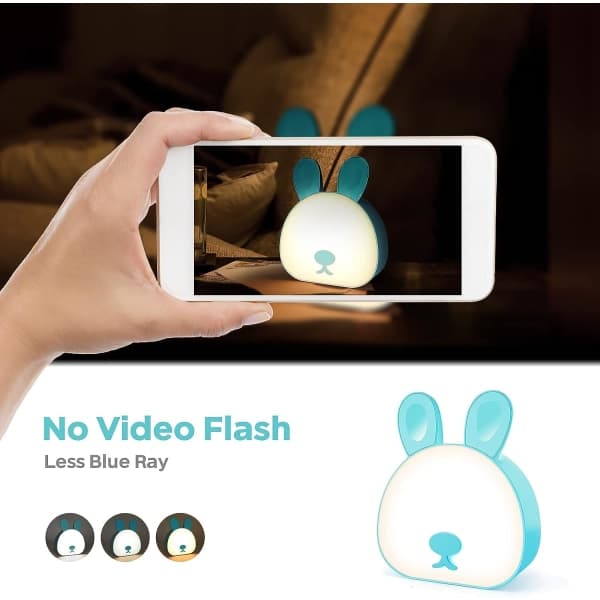 IC Dimbar Touch LED Nattlampa Cartoon Kanin Touch Console