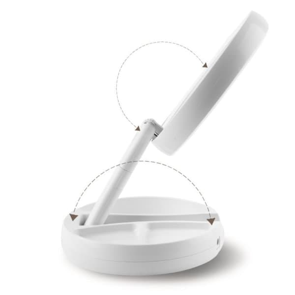 IC Sminkespeil med LED-lampe eller Hvit