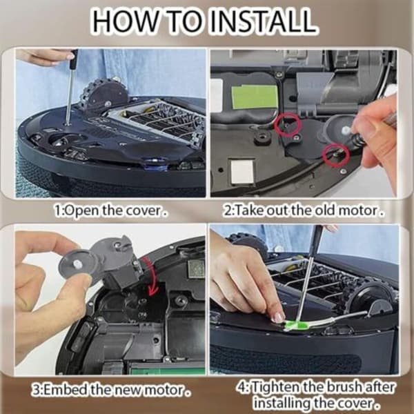Sivuharjan moottorimoduuli Irobot Roomba E6 E5 I7 -sarjan 500 600 700 Irobot i7 -lisävarusteille