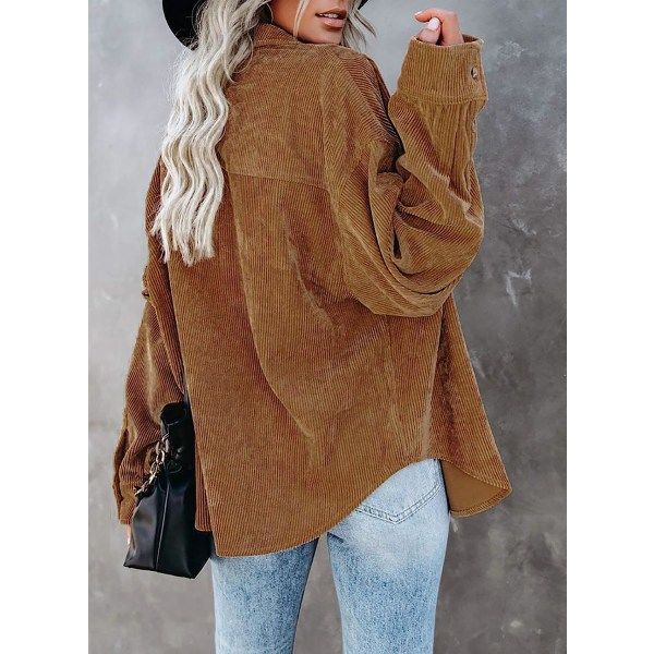 IC Dam Manchester Button Down-paita Shacket Boyfriend Pitkä