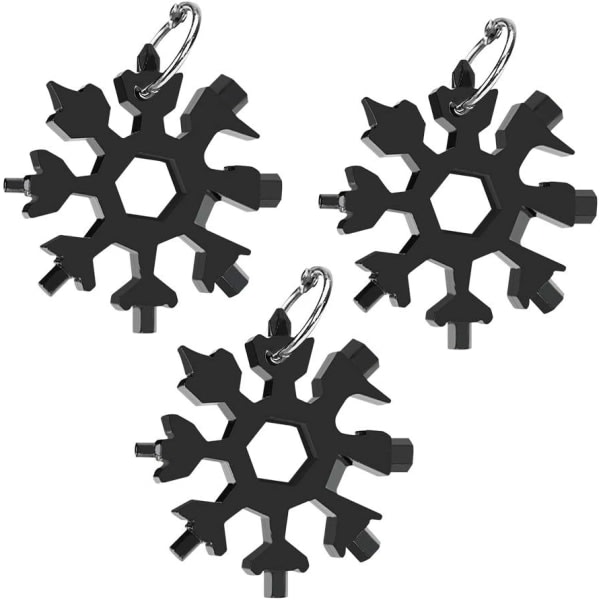 3-pack Snowflake Multi-Tool svart IC