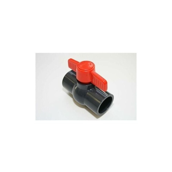 PVC Kuleventil, Plastkuleventil (50mm) aesap thsinde 2 STK..DEBUNS