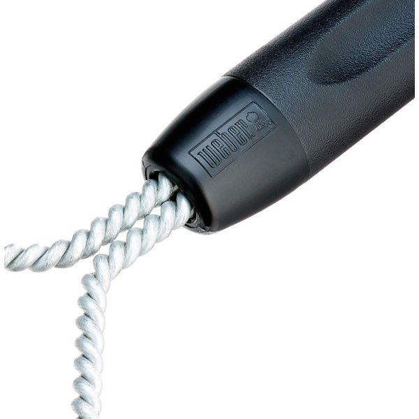 IC Weber 3-sidig Grillborste, 30 cm Storlek, Svart