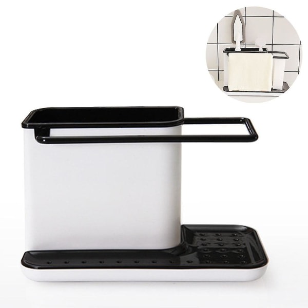 IC CNE Køkkenvask Caddy Organizer, Svampeholder Kompatibel