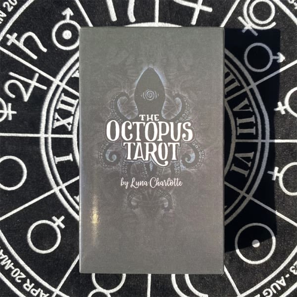 IC Octopus Tarot-kort ennustaminen kohtalo ennustaminen pakka perheen musta yksi koko