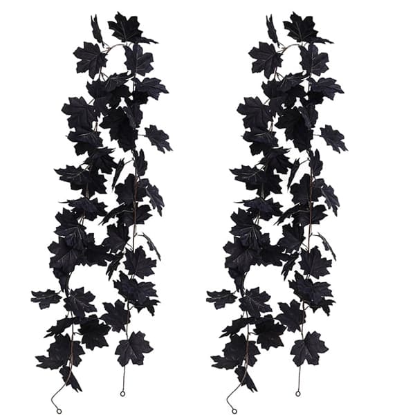 IC 2 stk. kunstig ahornbladsranke, simuleringsahornblade