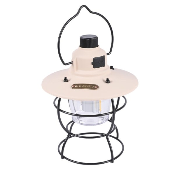 IC Bærbar multifunksjonell LED-teltlampe for camping (aprikose)