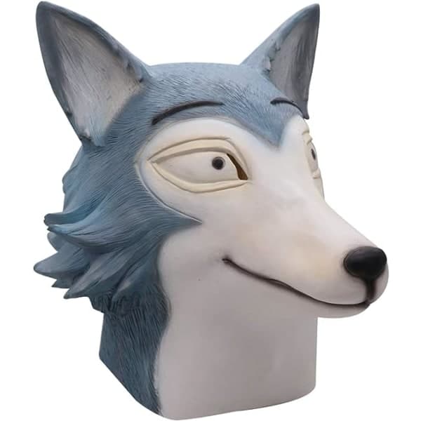 IC Wolf Gloves Tail Cosplay Beastars Fingers Nail Realistic Props (Mask)