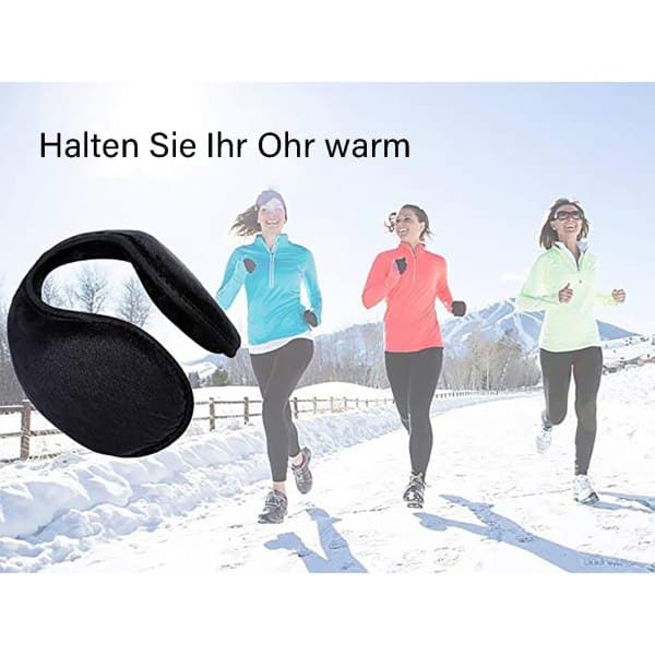 IC CNE Öronmuffar, för män och kvinnor, fleece unisex vinter