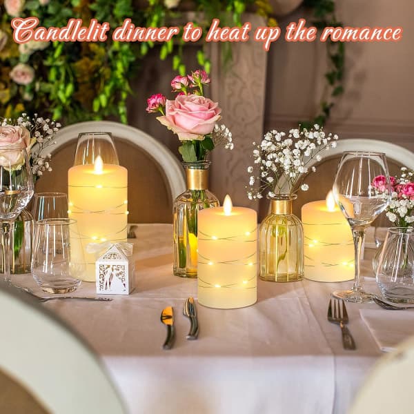 IC LED-lys, indbyggede fairy lights, 3 LED-lys