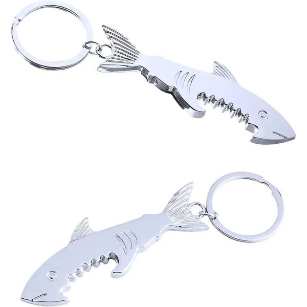 IC Metal Shark Flasköppnare Nyckelring